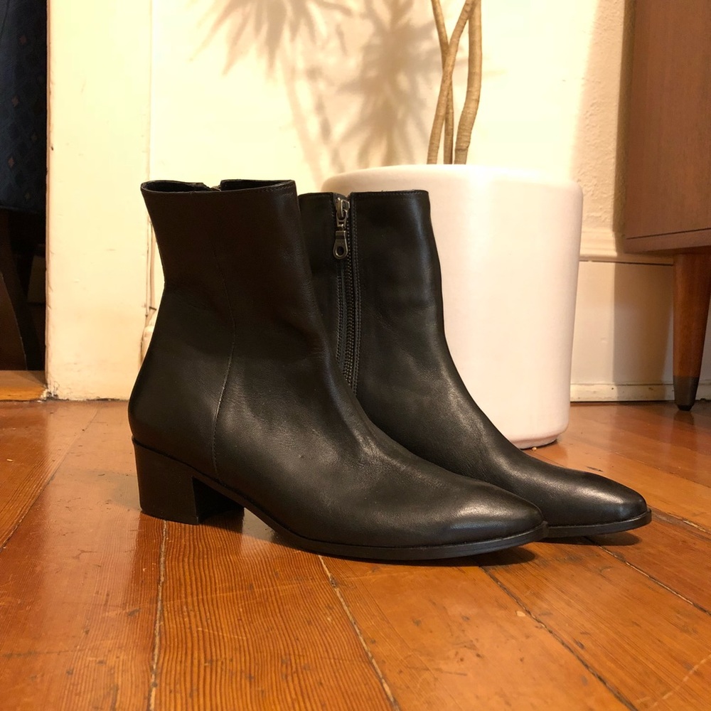Modern Vice Santa Monica Boot Size 7 Black Leather